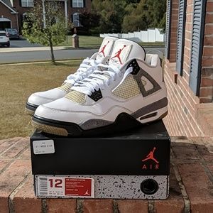 2012 Air Jordan Cement 4 size12